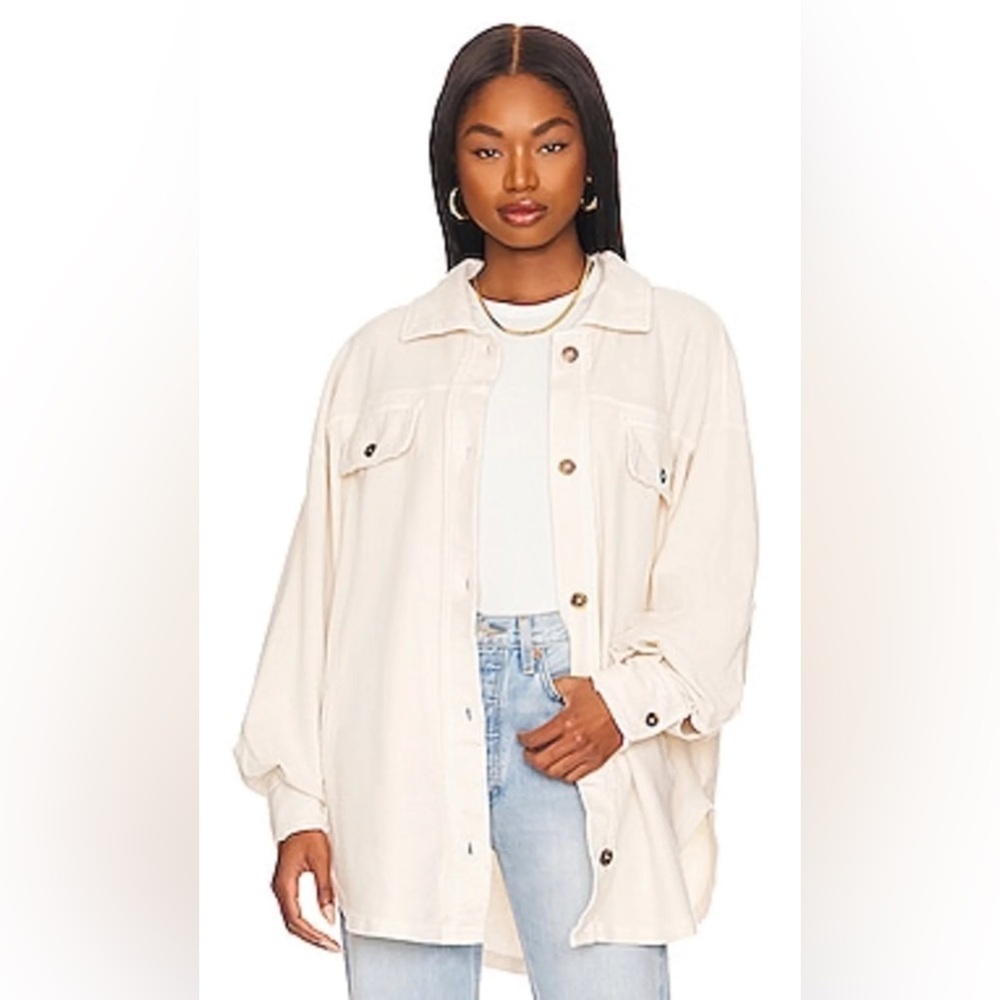 Vici Dolls Ruby Shacket- Champagne Dreams